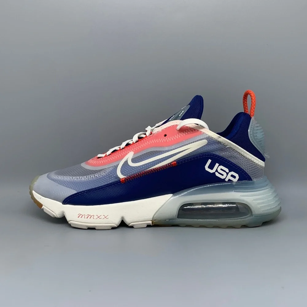 Nike Air Max 2090 USA Red White Blue Running Shoes CT2010-100 Men’s‎ Sz 9.5